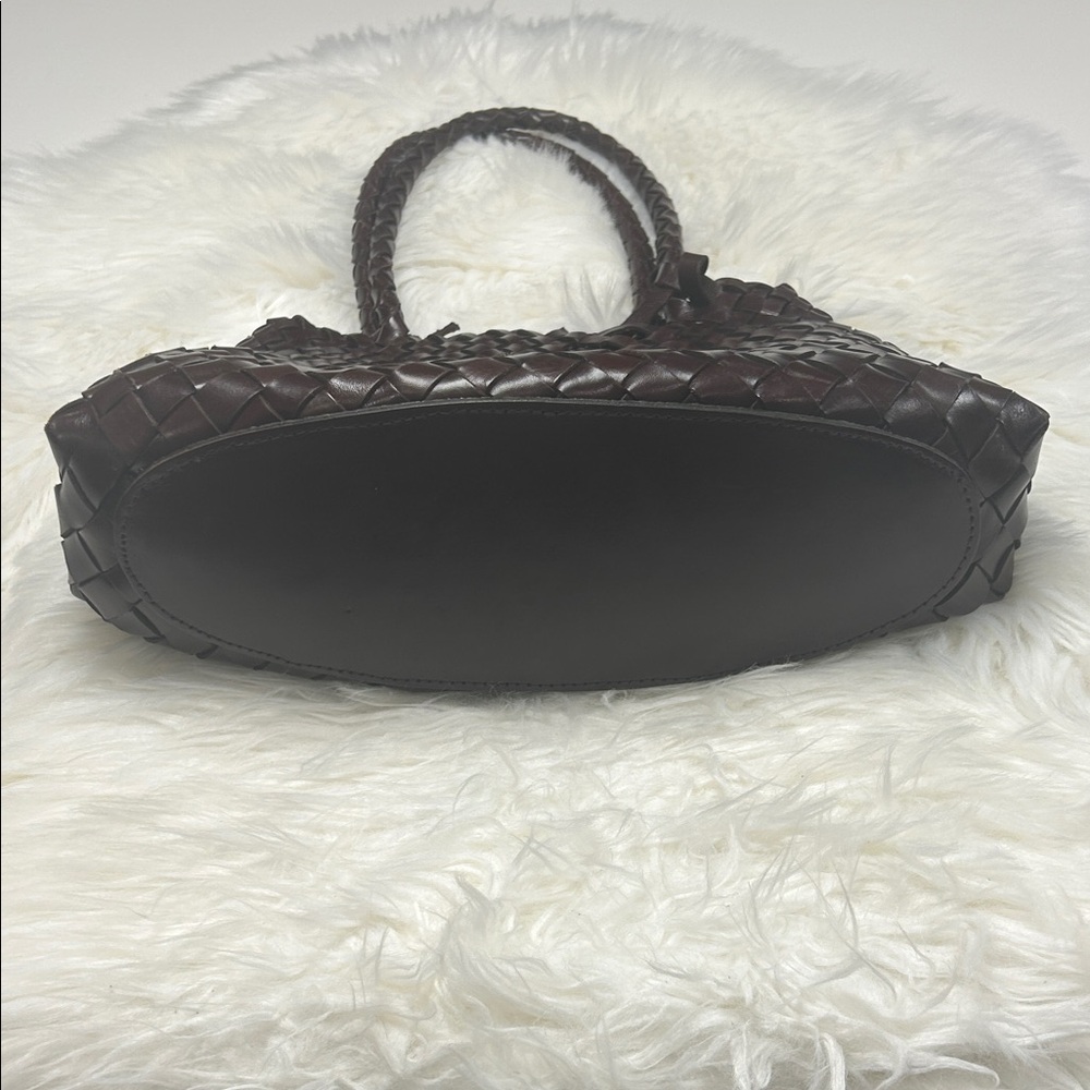 Brown Woven Leather Bag - Picture 9 of 16